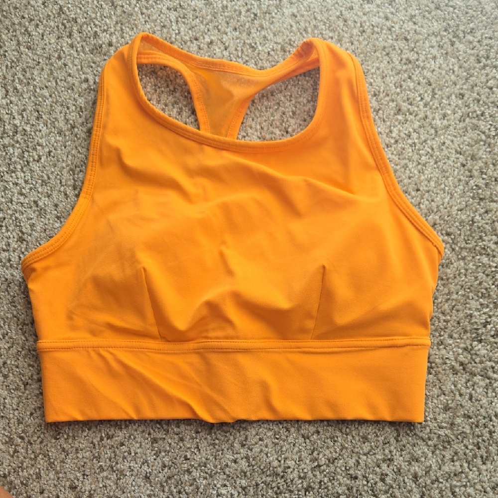 COPY - Sports Illustrated Swim Orange Racerback Sports Bra